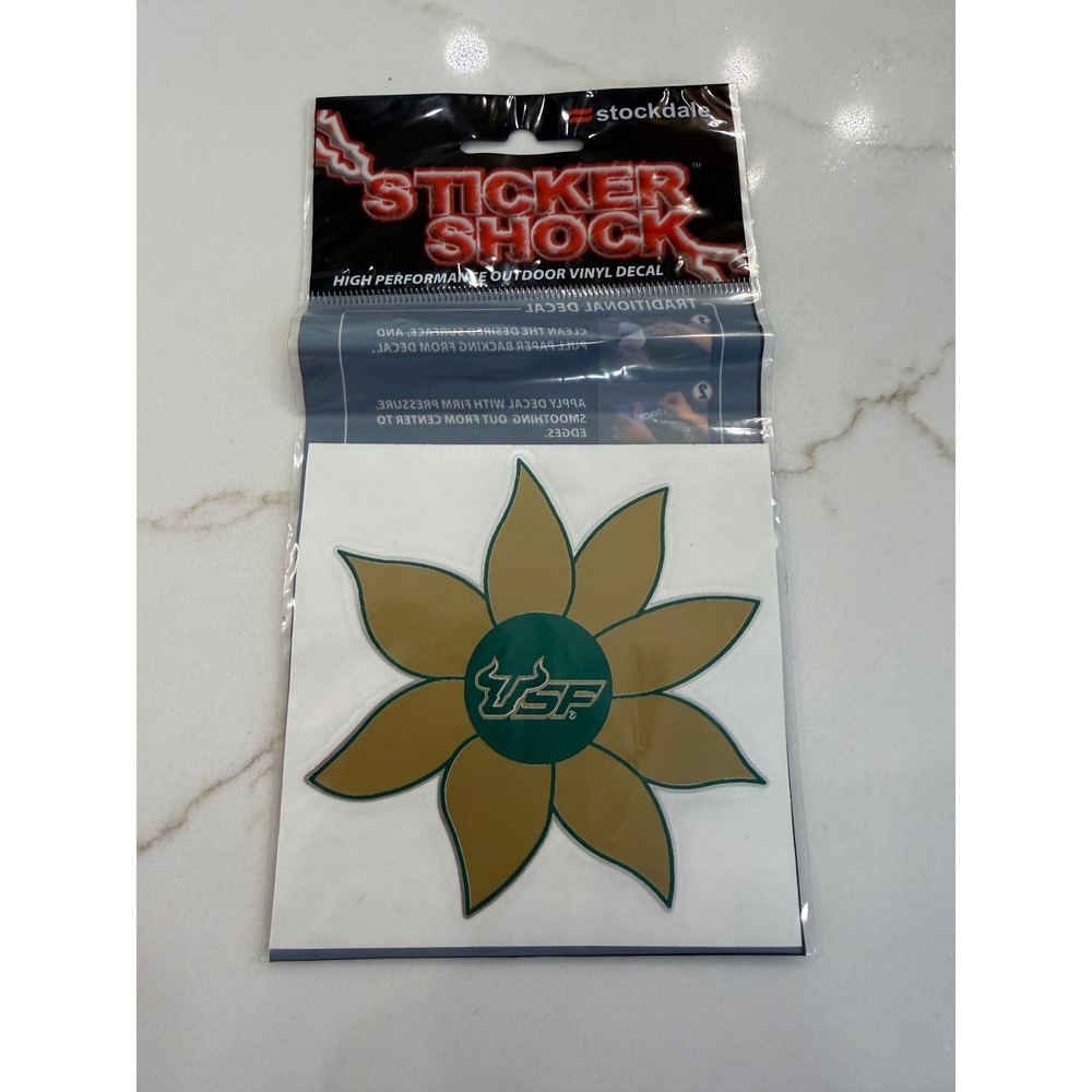 Stockdale USF Bulls Flower Vinyl Decal University of South Florida Sticker 34329